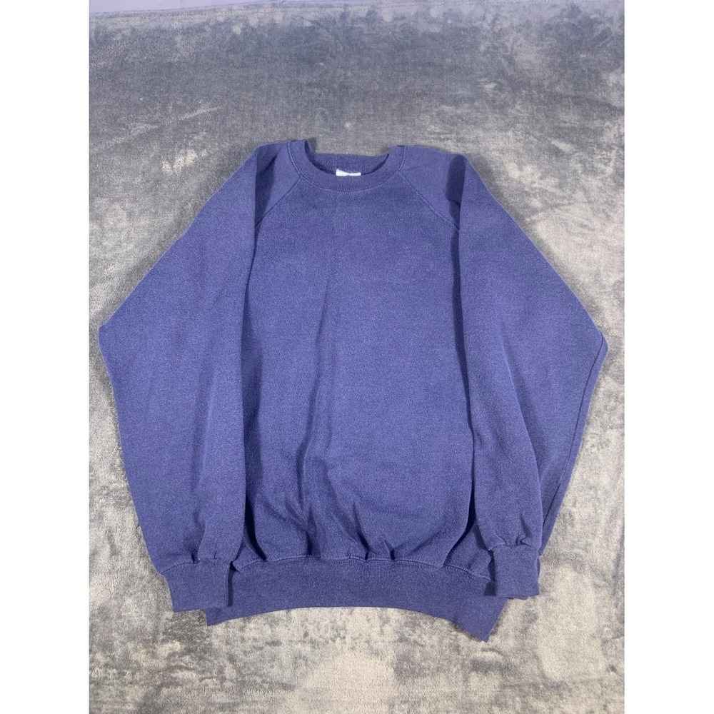 Lee Midweight Cotton Blend Men's‎ Sweatshirt Blue Tall Sizing Xlt